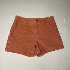 Patagonia Organic Cotton FLPI Flora Pink Cord Corduroy Stand Up Shorts